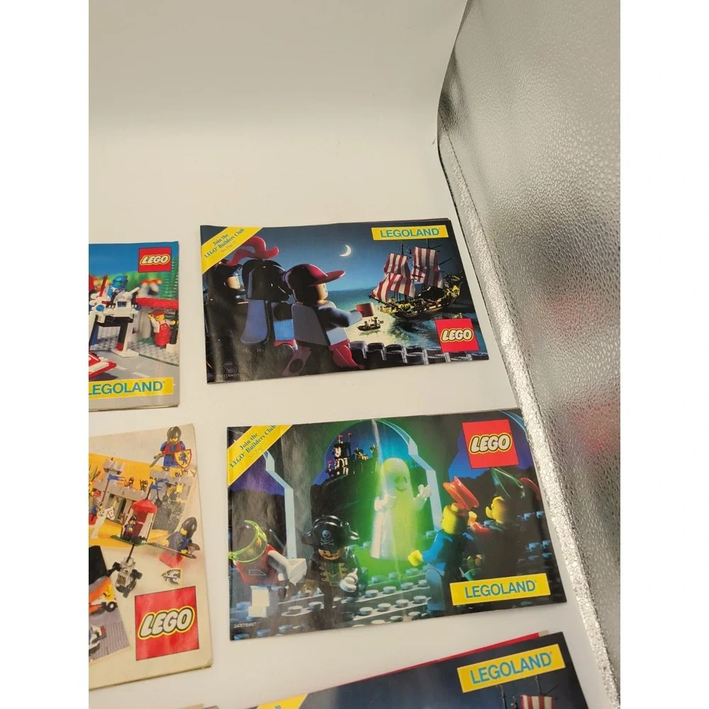 Vintage Lego Small Catalog Lot Of 6 Pirates Racing Ghost Haunted